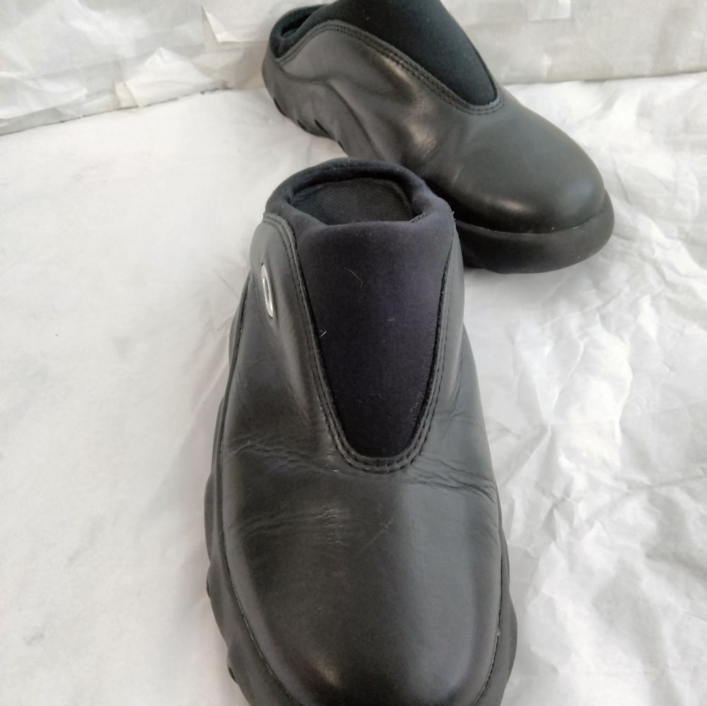 Vtg Oakley Bobbie Black Clogs Leather Womens 8.5 Rare - Picture 13 of 16